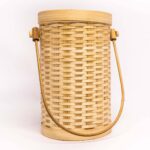 Bamboo Food Container with Lid And Handle