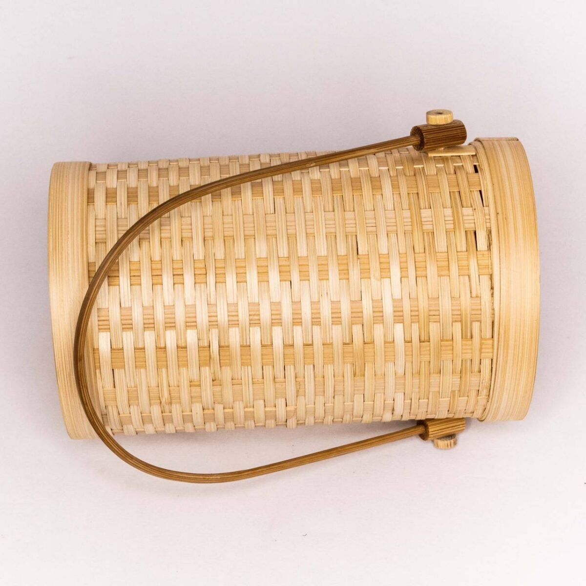 Bamboo Food Container with Lid And Handle - Image 3