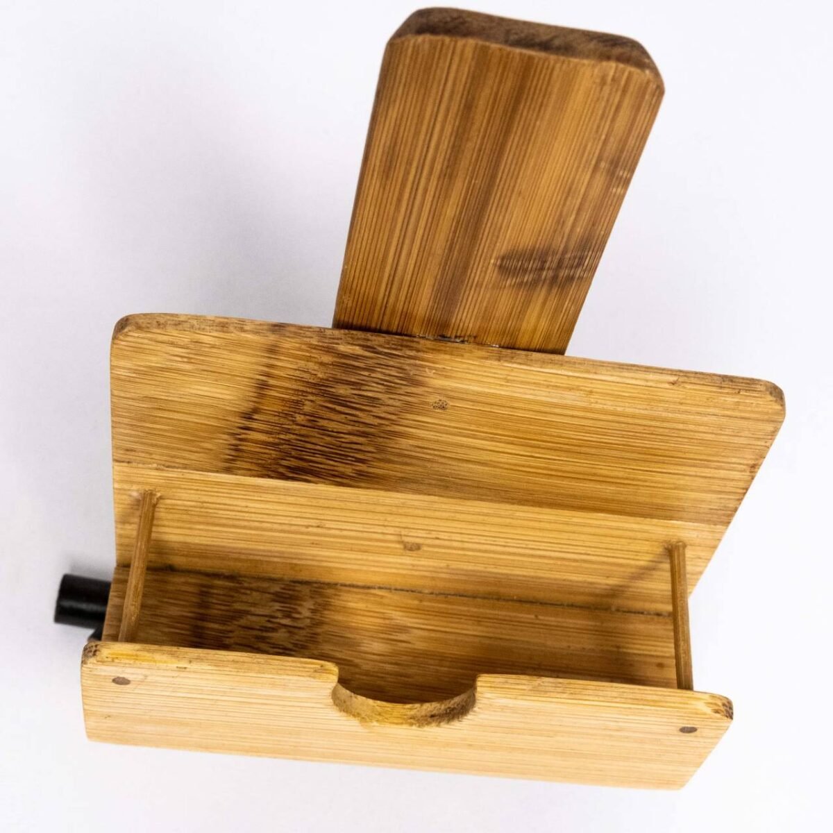 Bamboo Card Holder Triangle Leg - Image 2