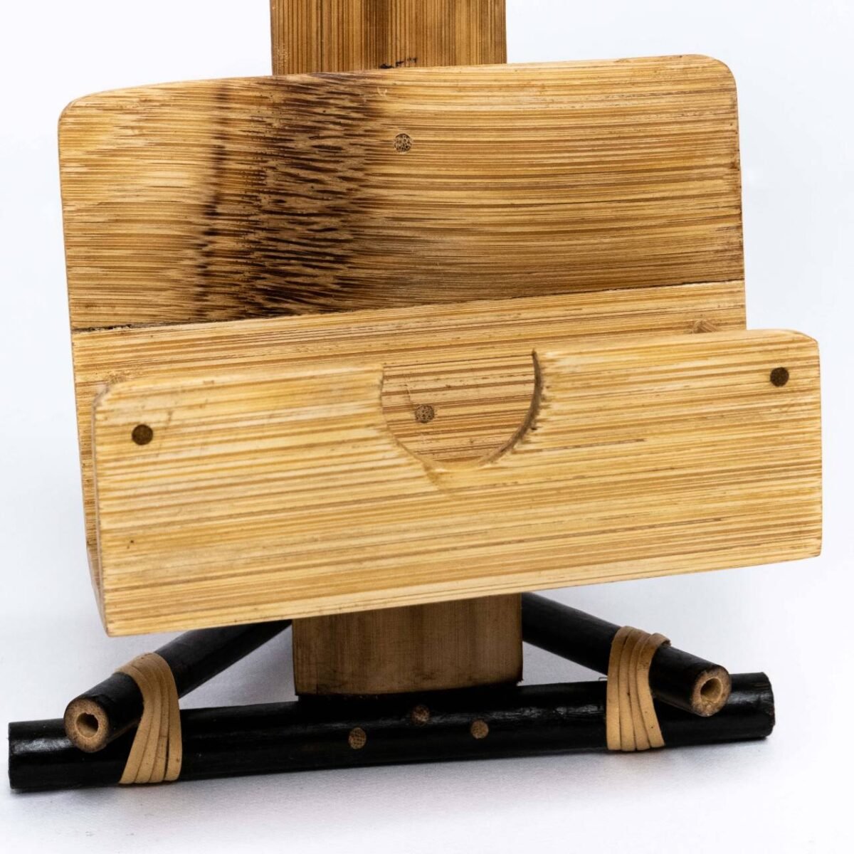 Bamboo Card Holder Triangle Leg - Image 4