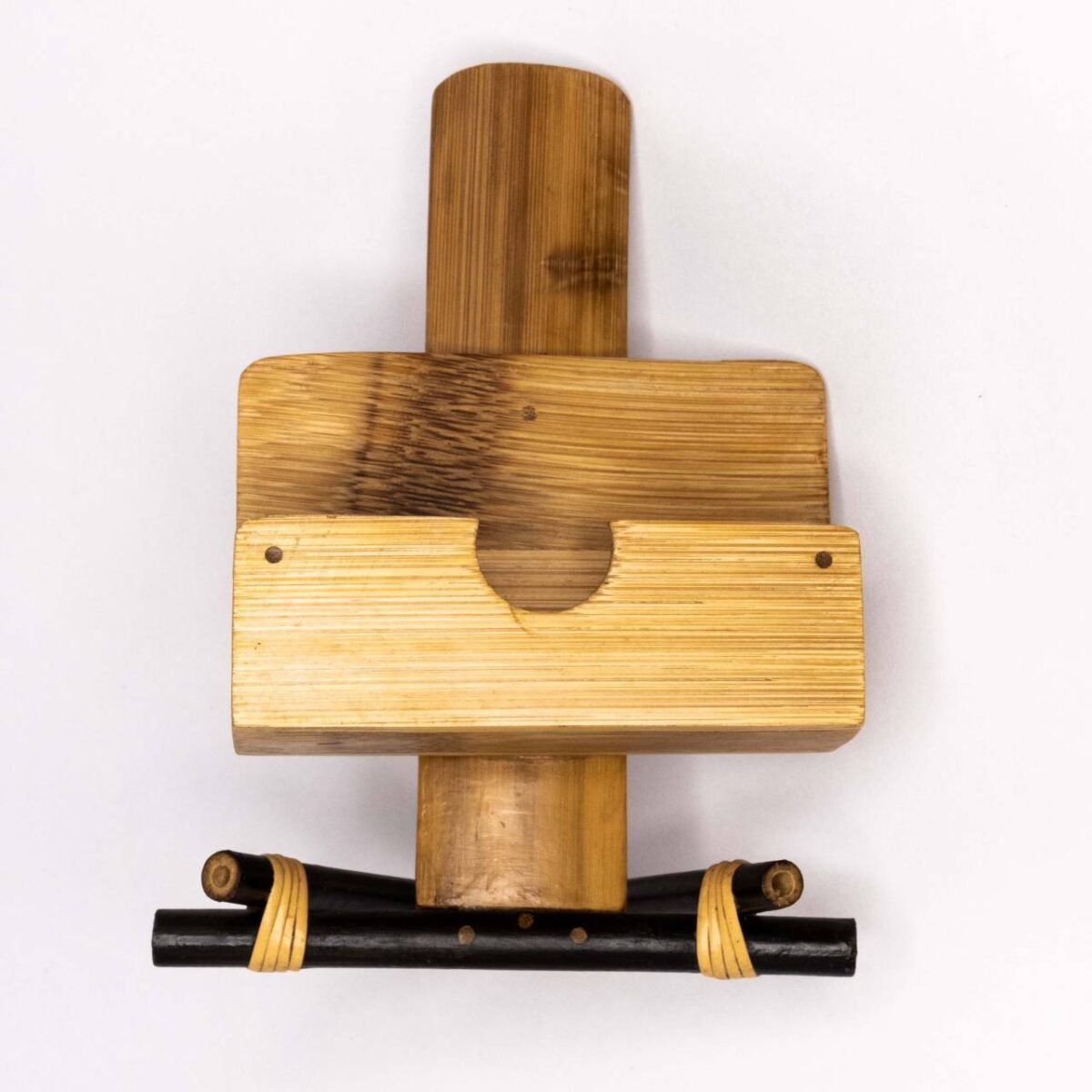 Bamboo Card Holder Triangle Leg - Image 3