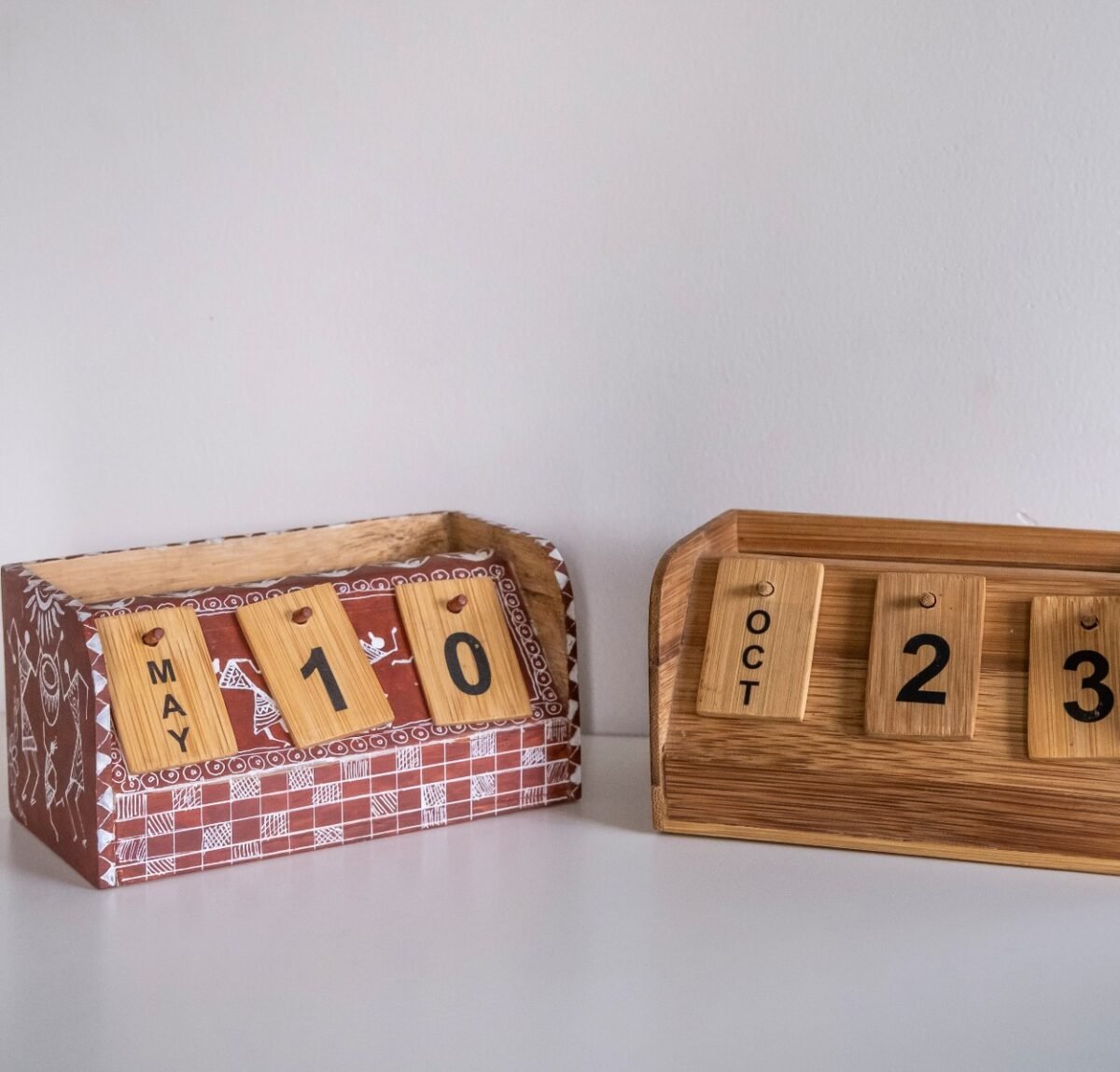 Crafted Bamboo Calendar - Image 2