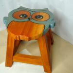 wooden kids chair