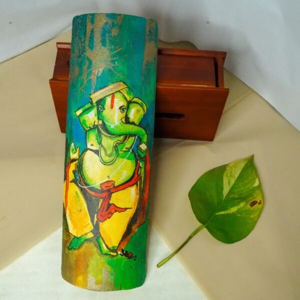 Ganesh bamboo painting